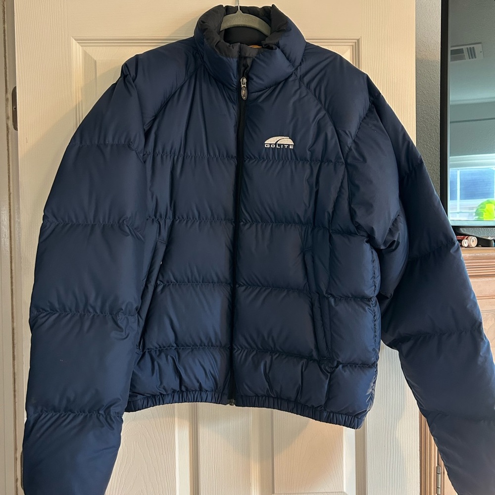 Blue Puffer Jacket - image 1